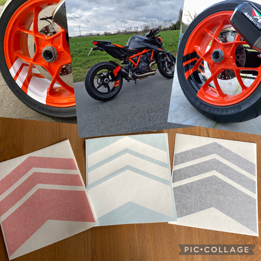 "PIJLEN" Velg stickers