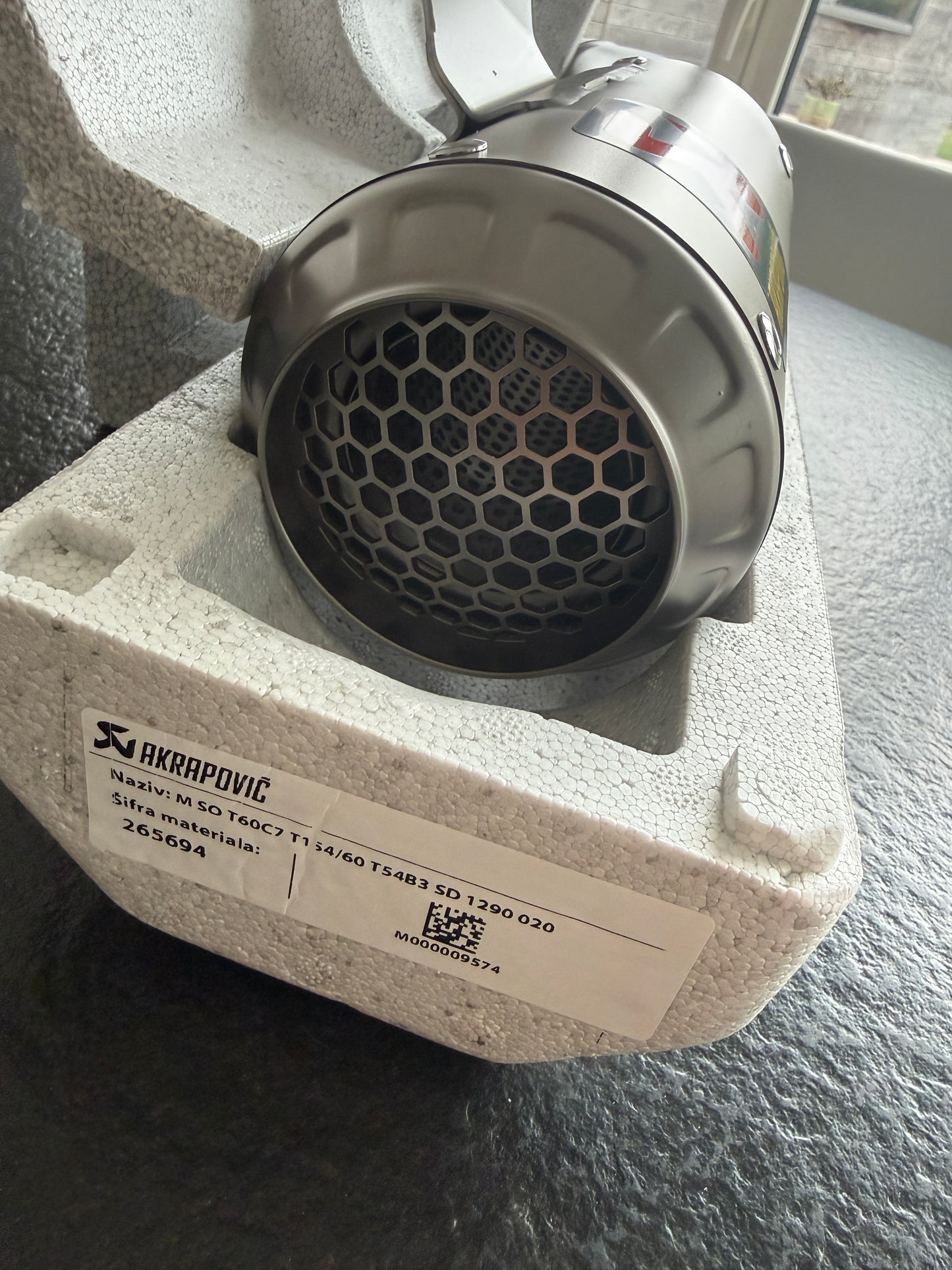 Akrapovic titanium uitlaatdemper evolution line