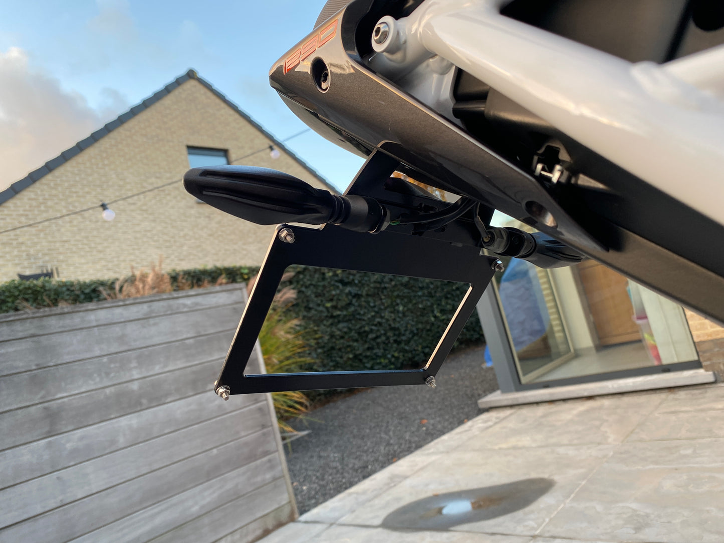 Custom kentekenplaathouder