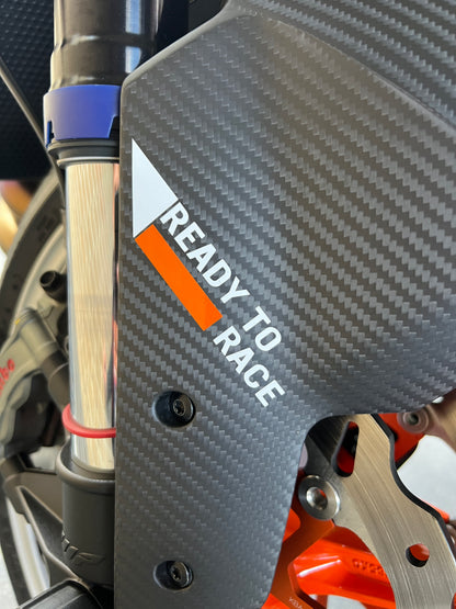 "Ready To Race" stickers