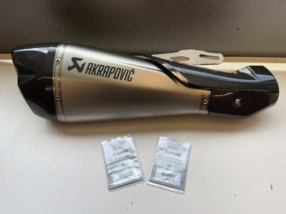 Gebruikte Akrapovic titanium uitlaatdemper