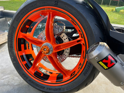 "BEAST" Velg stickers
