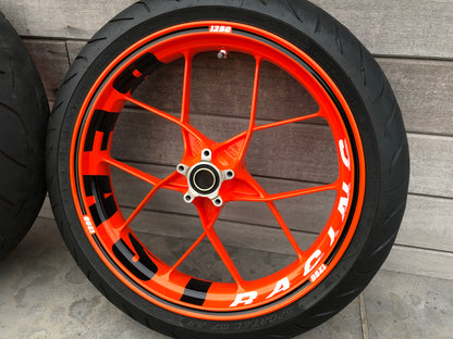 "BEAST" Velg stickers