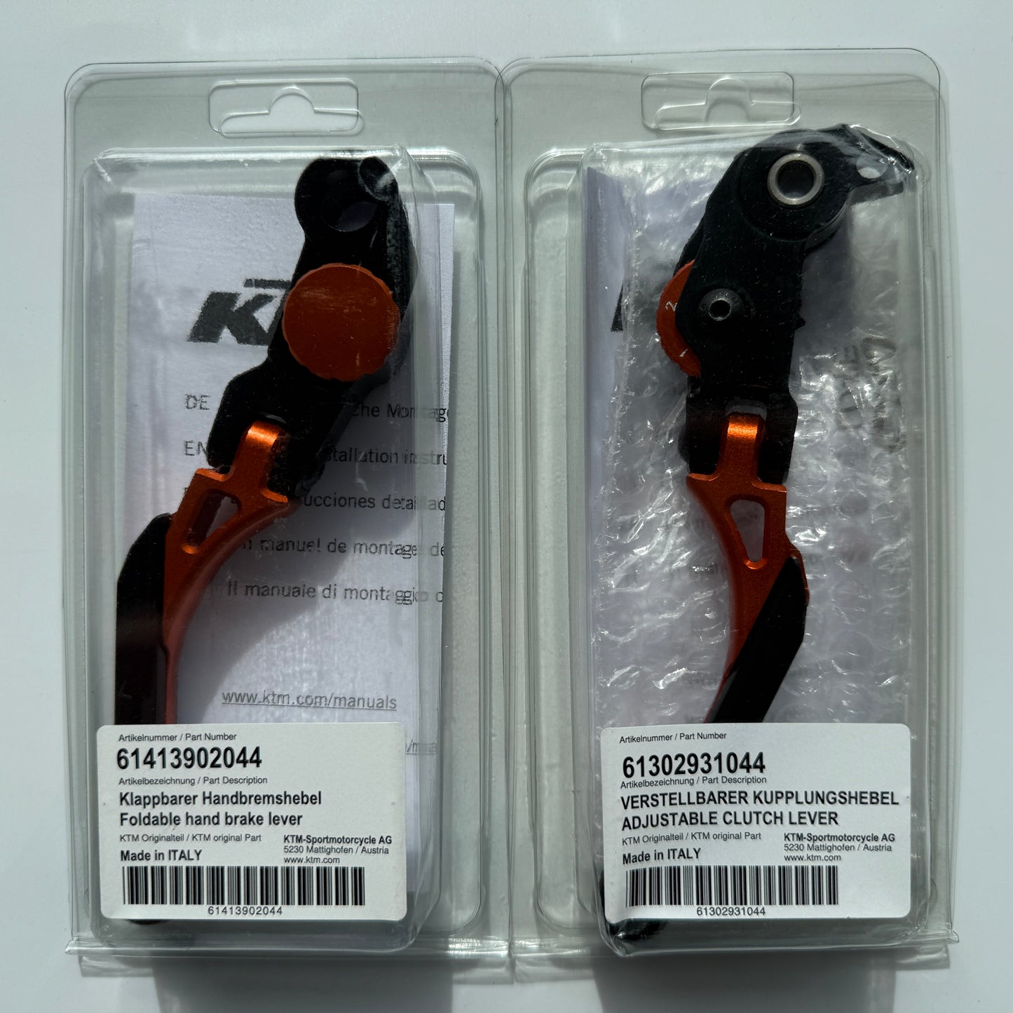 Hendelset lengte verstelbaar + opplooibaar