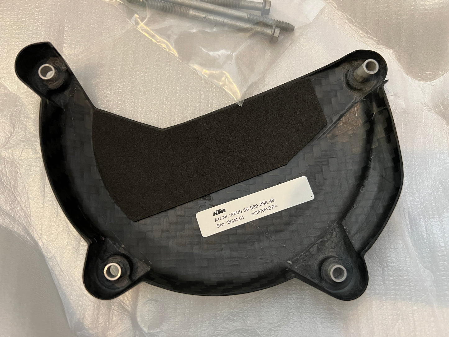 Koppelingsdeksel cover carbon