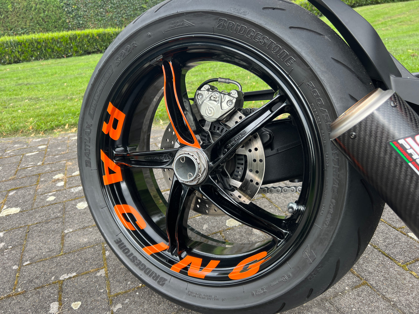 "RACING" Velg stickers