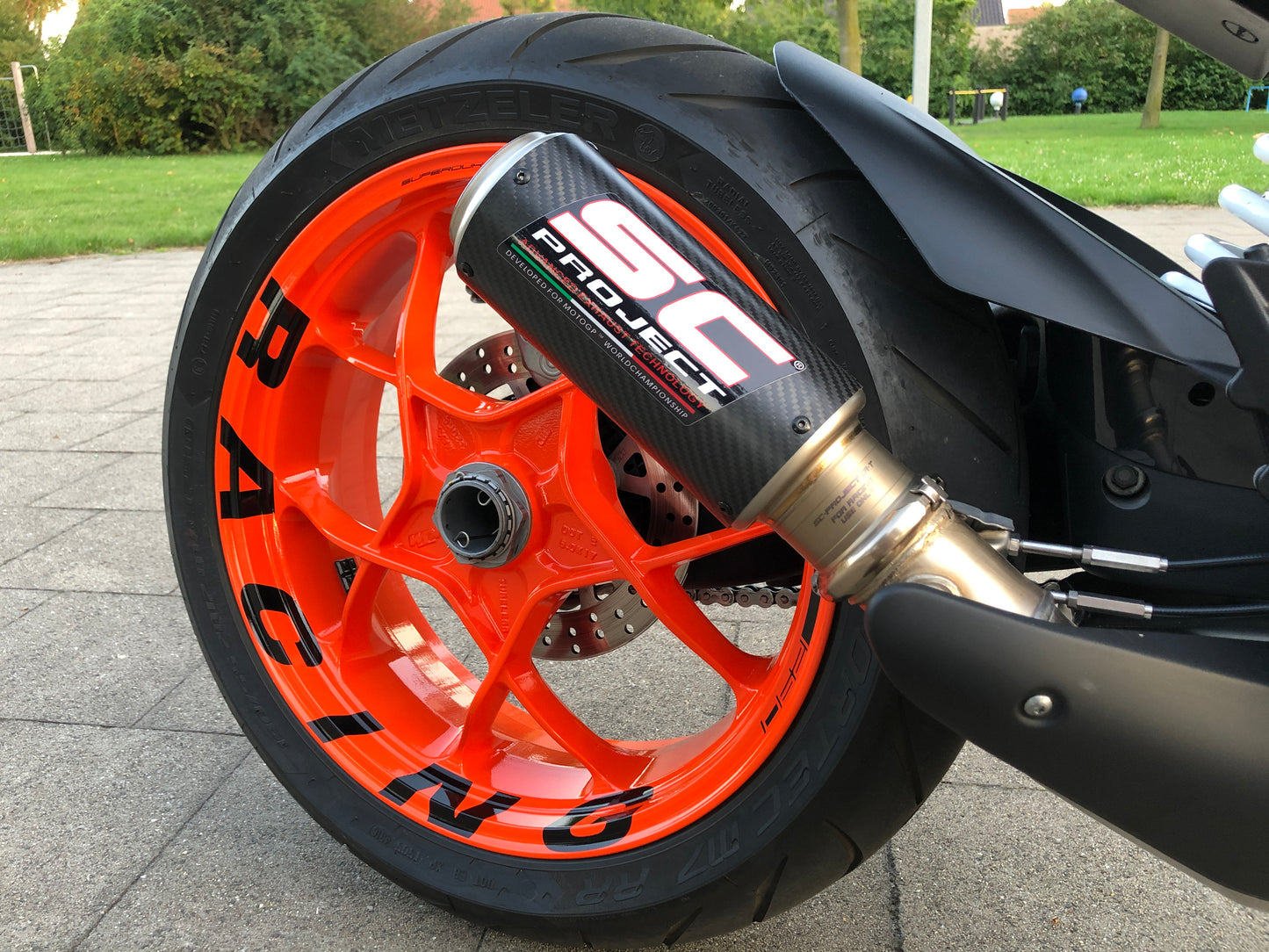 "RACING" Velg stickers