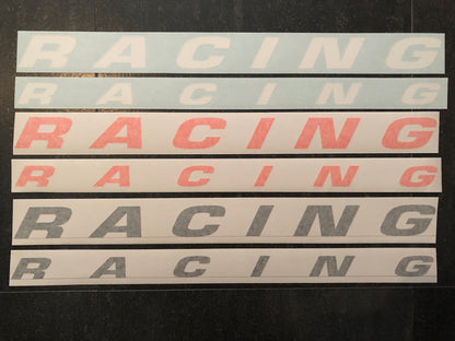 "RACING" Velg stickers