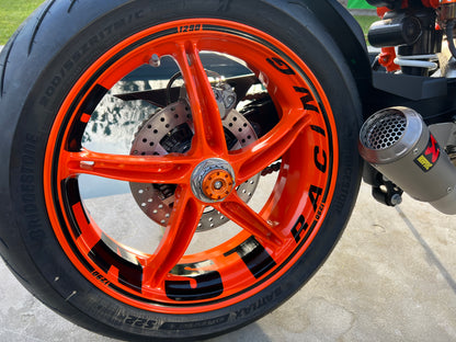 "BEAST" Velg stickers