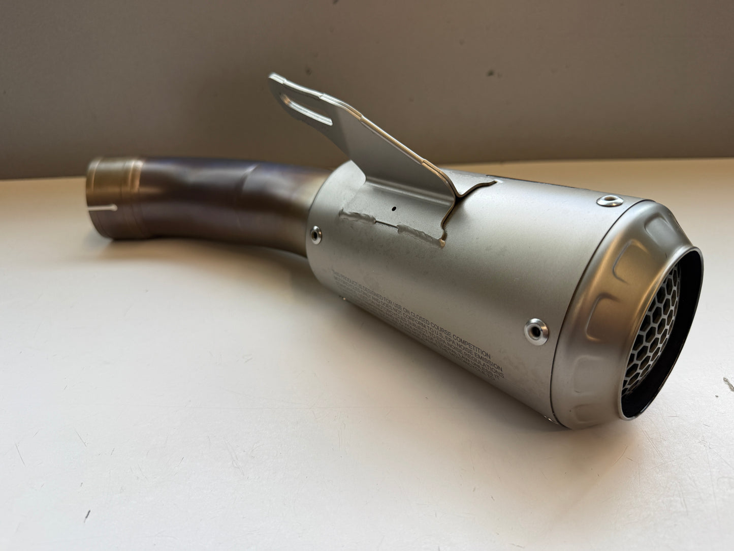 Gebruikte Akrapovic titanium uitlaatdemper evolution line