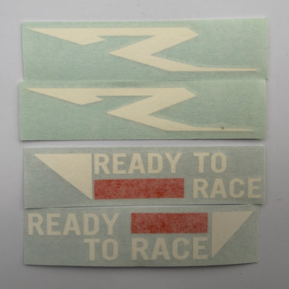 "Ready To Race" stickers