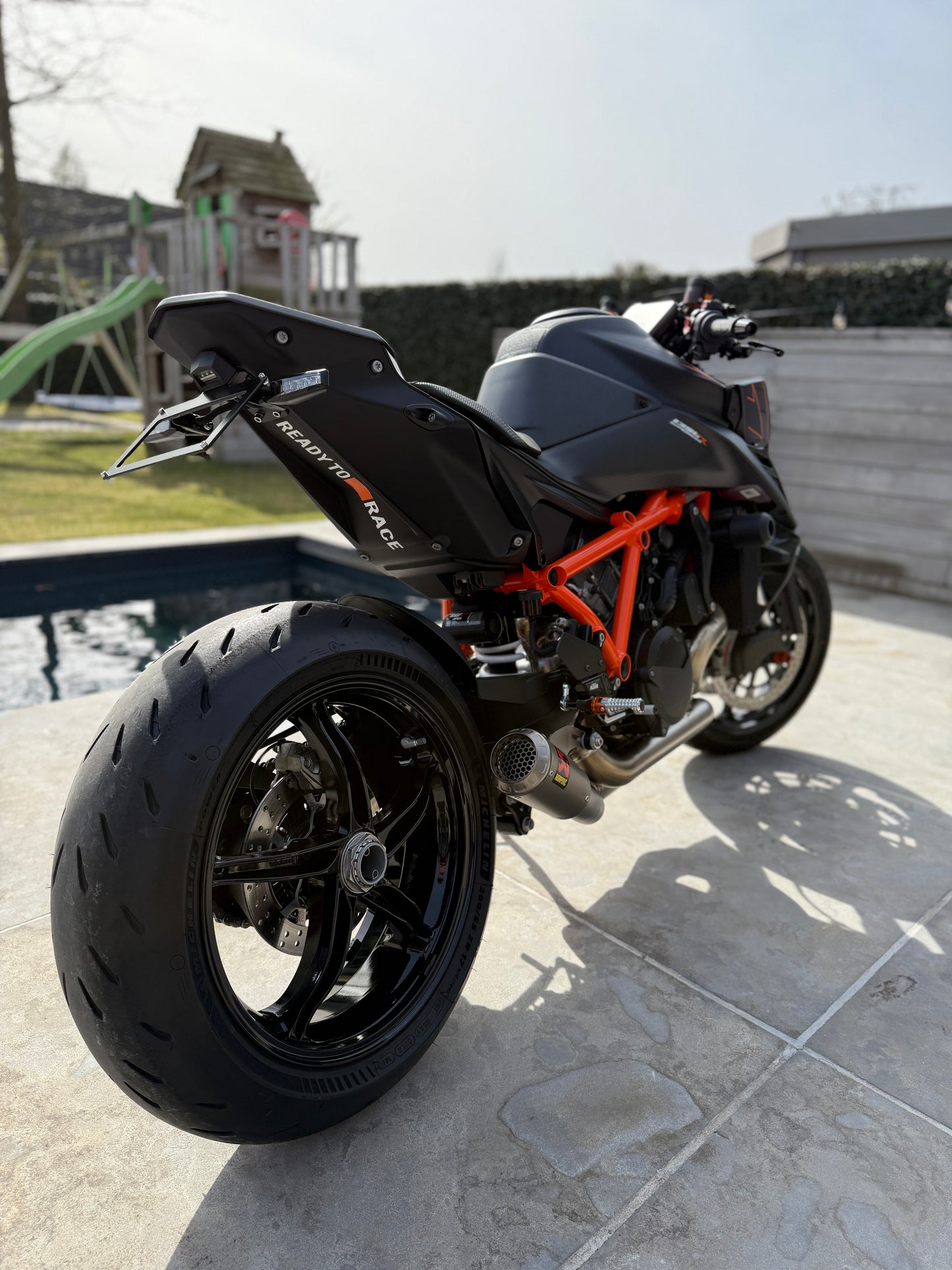 Akrapovic titanium uitlaatlijn