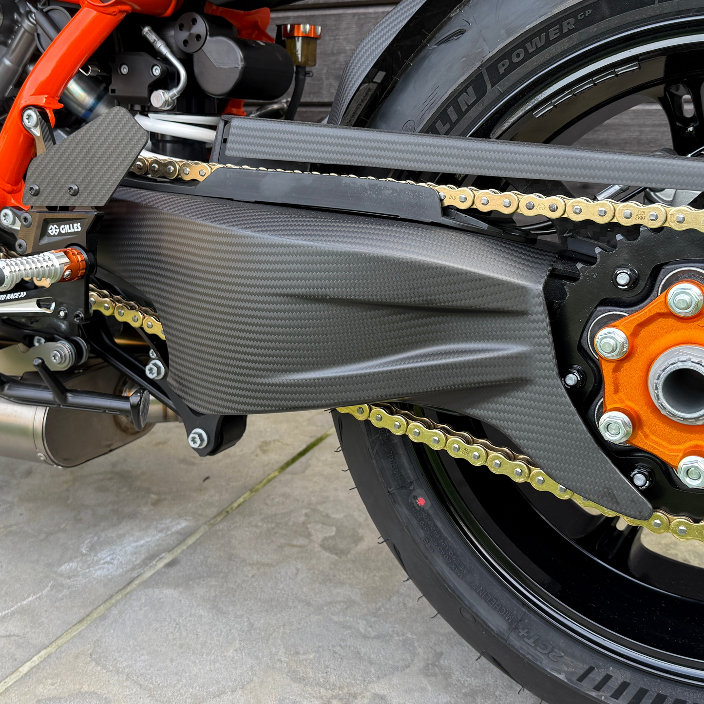 Achterbrug cover carbon