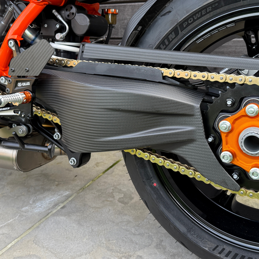 Achterbrug cover carbon