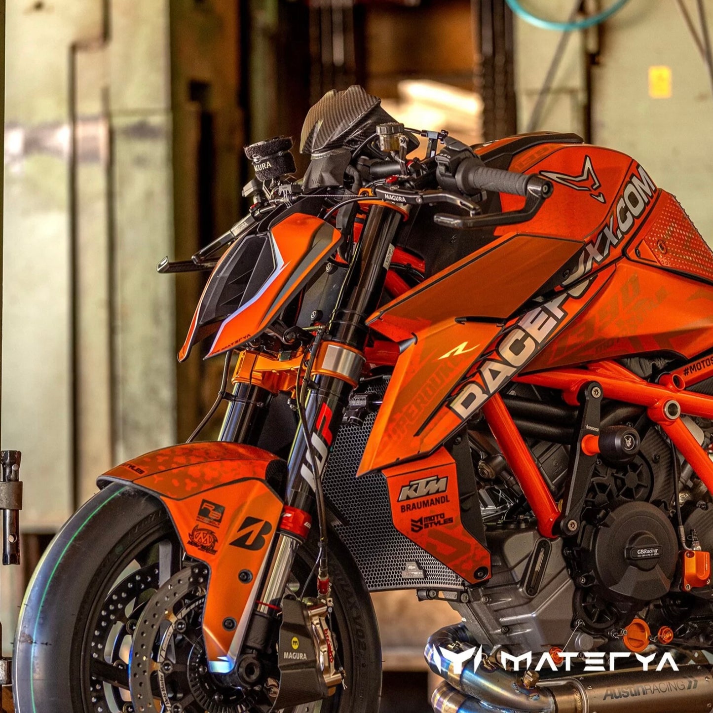 KTM Logo zilver 3D sticker