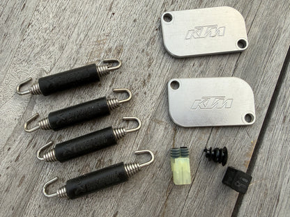 Gebruikte Akrapovic titanium uitlaatlijn