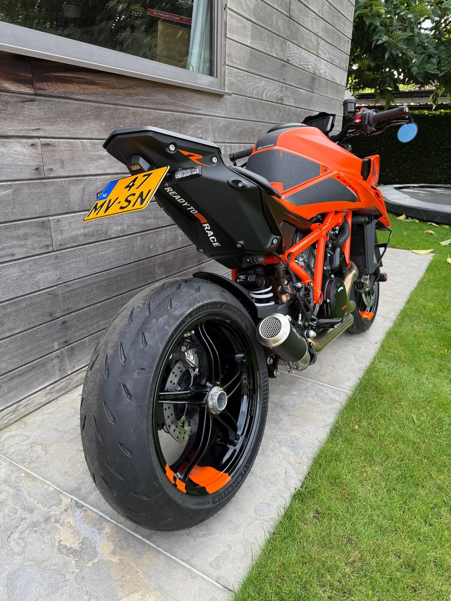 "Ready To Race" stickers