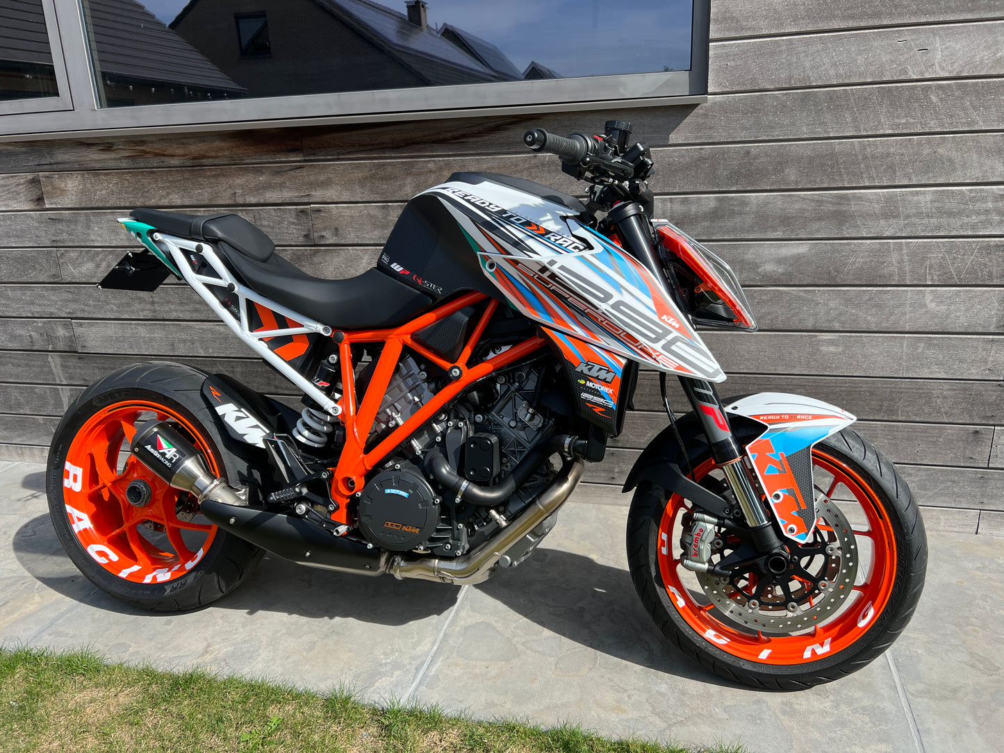 KTM Logo zilver 3D sticker