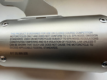 Gebruikte Akrapovic titanium uitlaatdemper evolution line