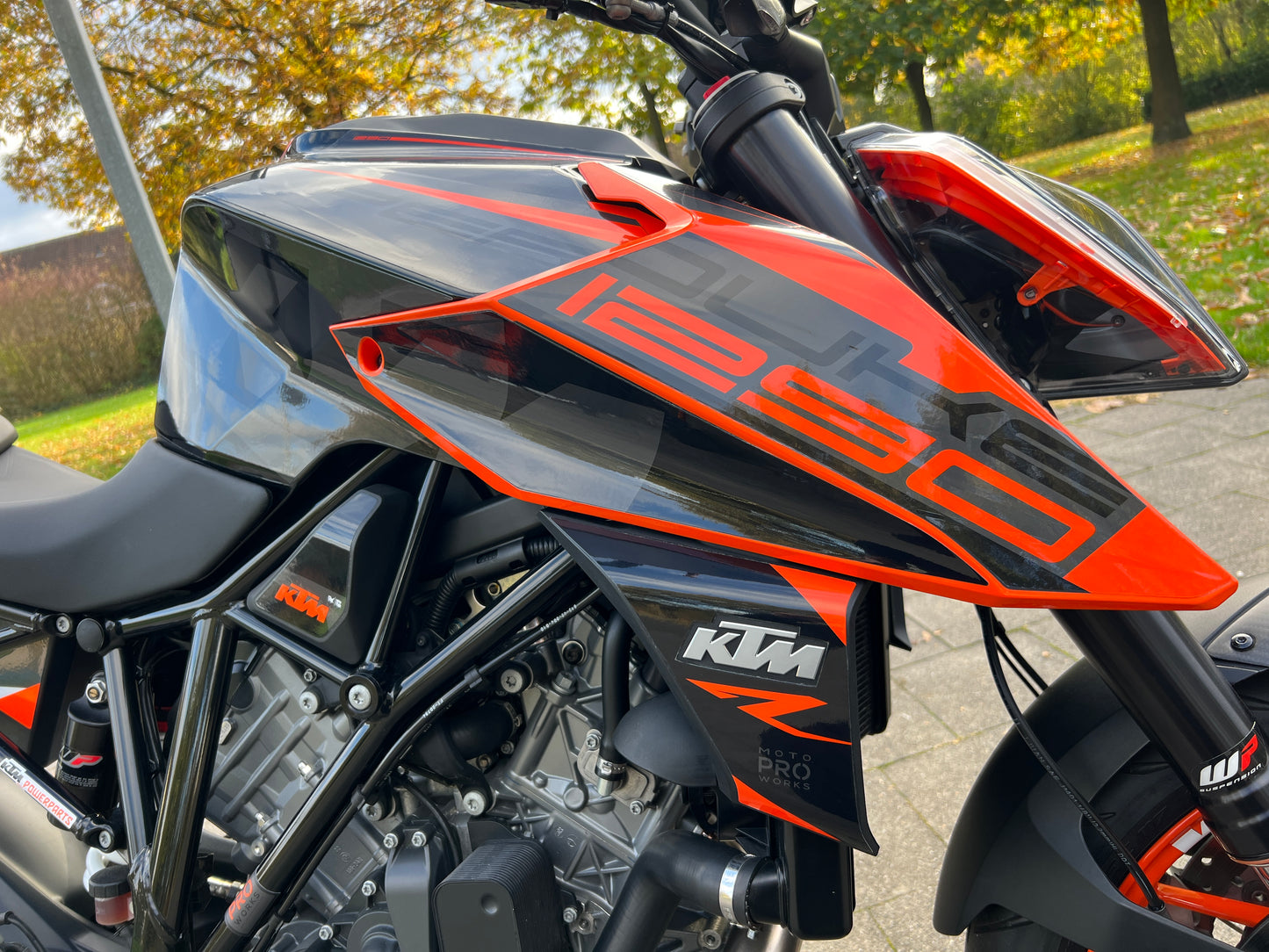 KTM Logo zilver 3D sticker