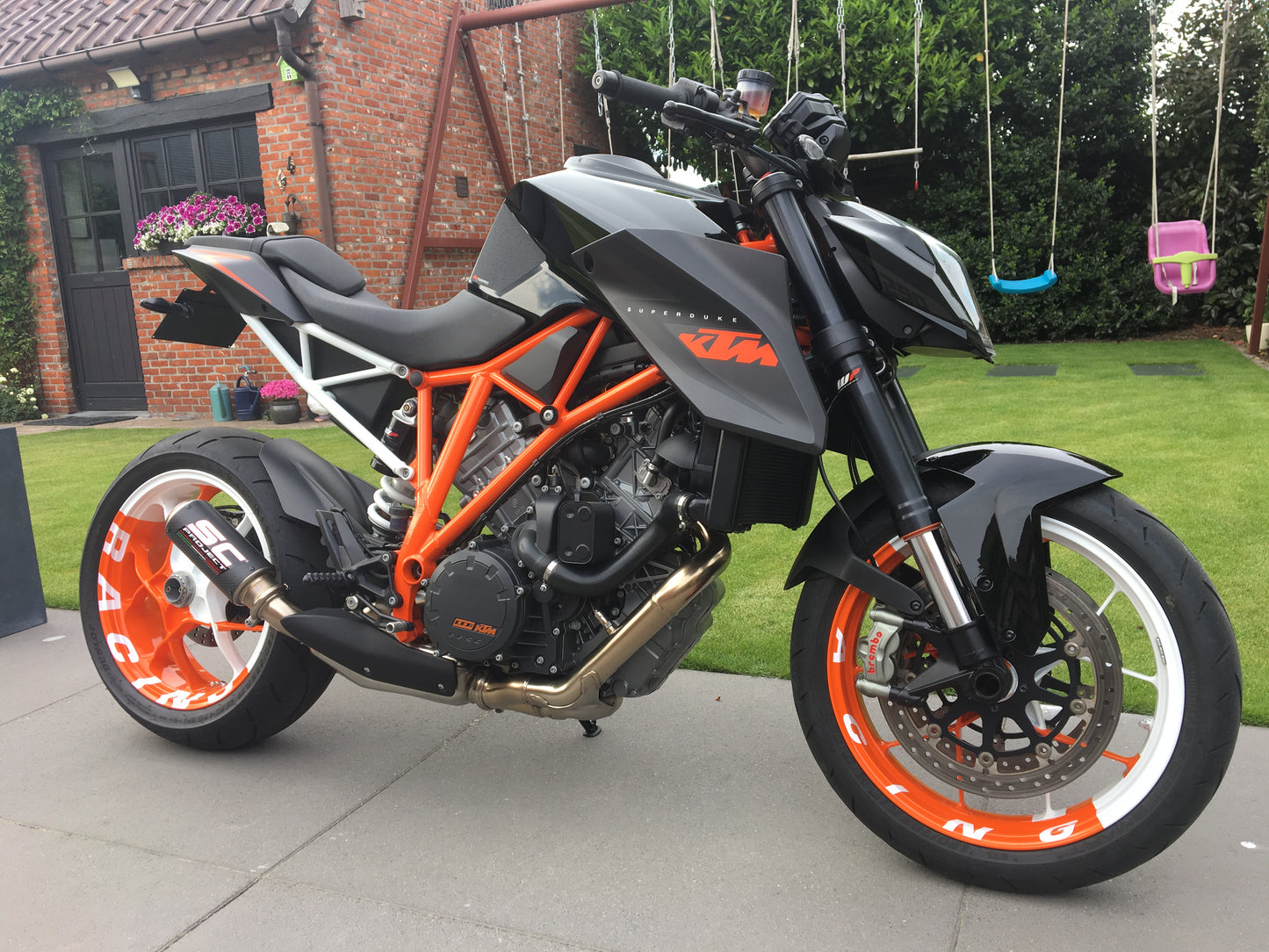 "RACING" Velg stickers