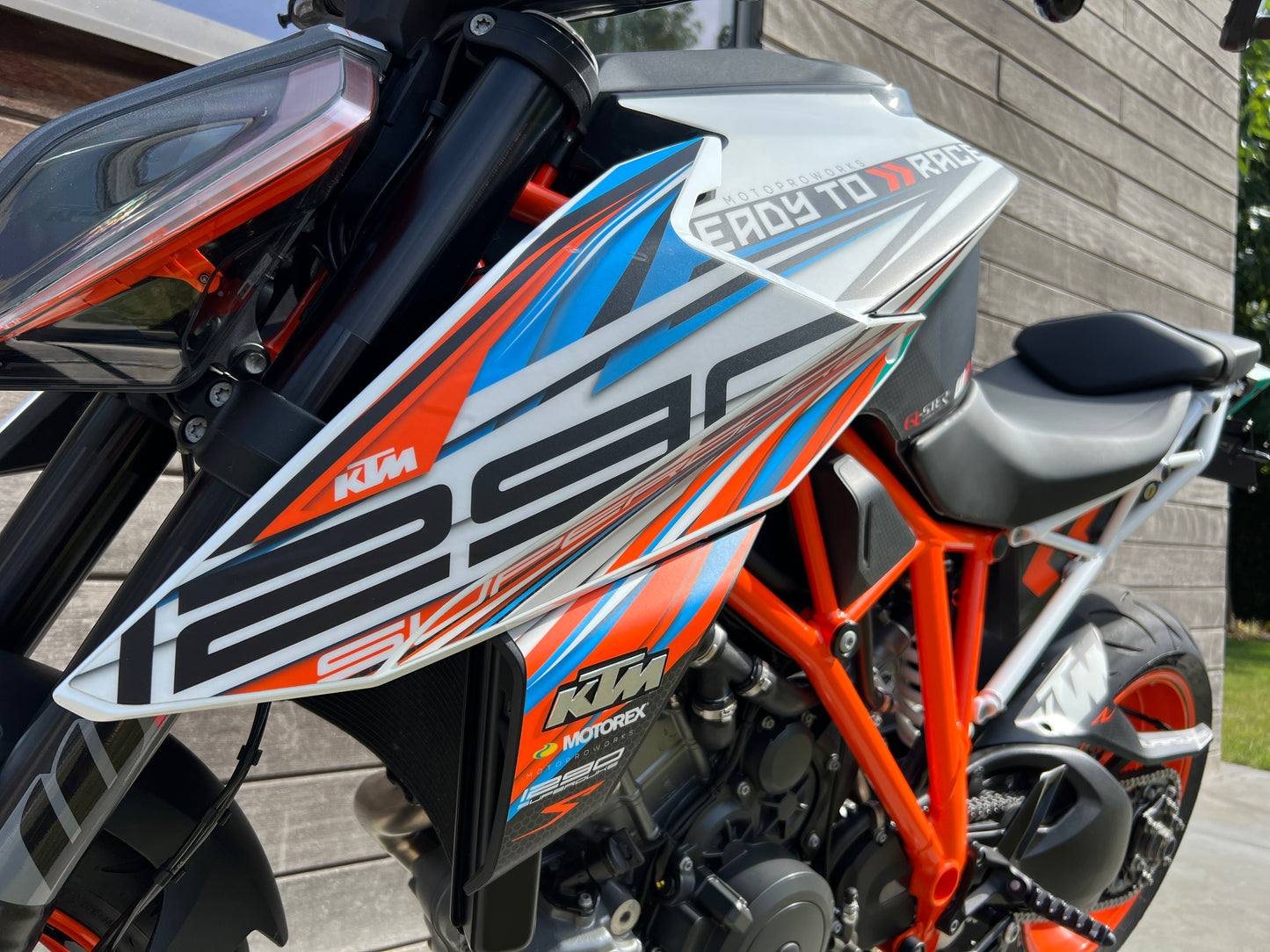 KTM Logo zilver 3D sticker