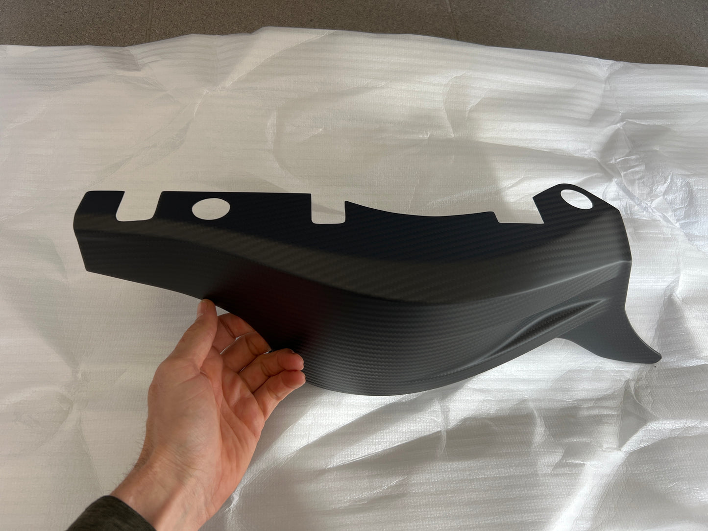 Achterbrug cover carbon