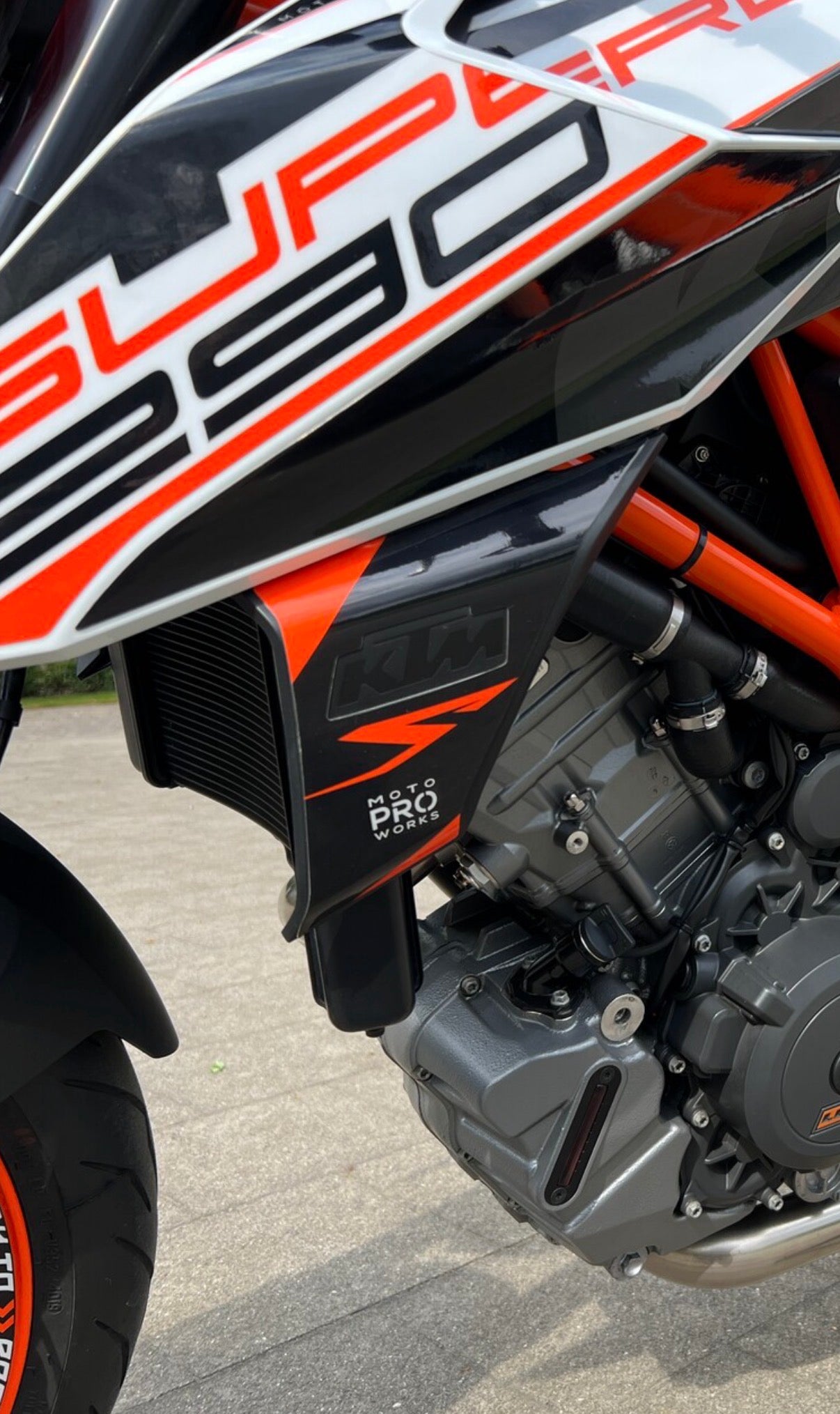 KTM Logo zilver 3D sticker