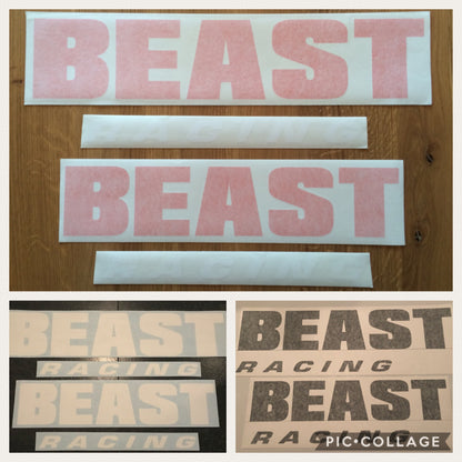 "BEAST" Velg stickers