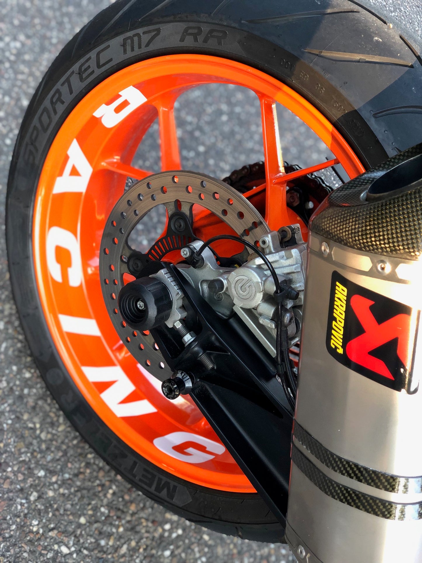 "RACING" Velg stickers