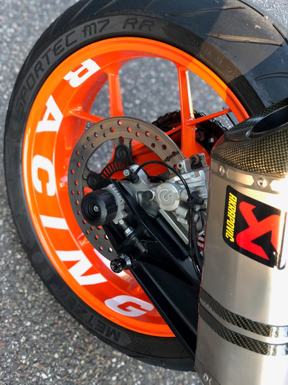 "RACING" Velg stickers