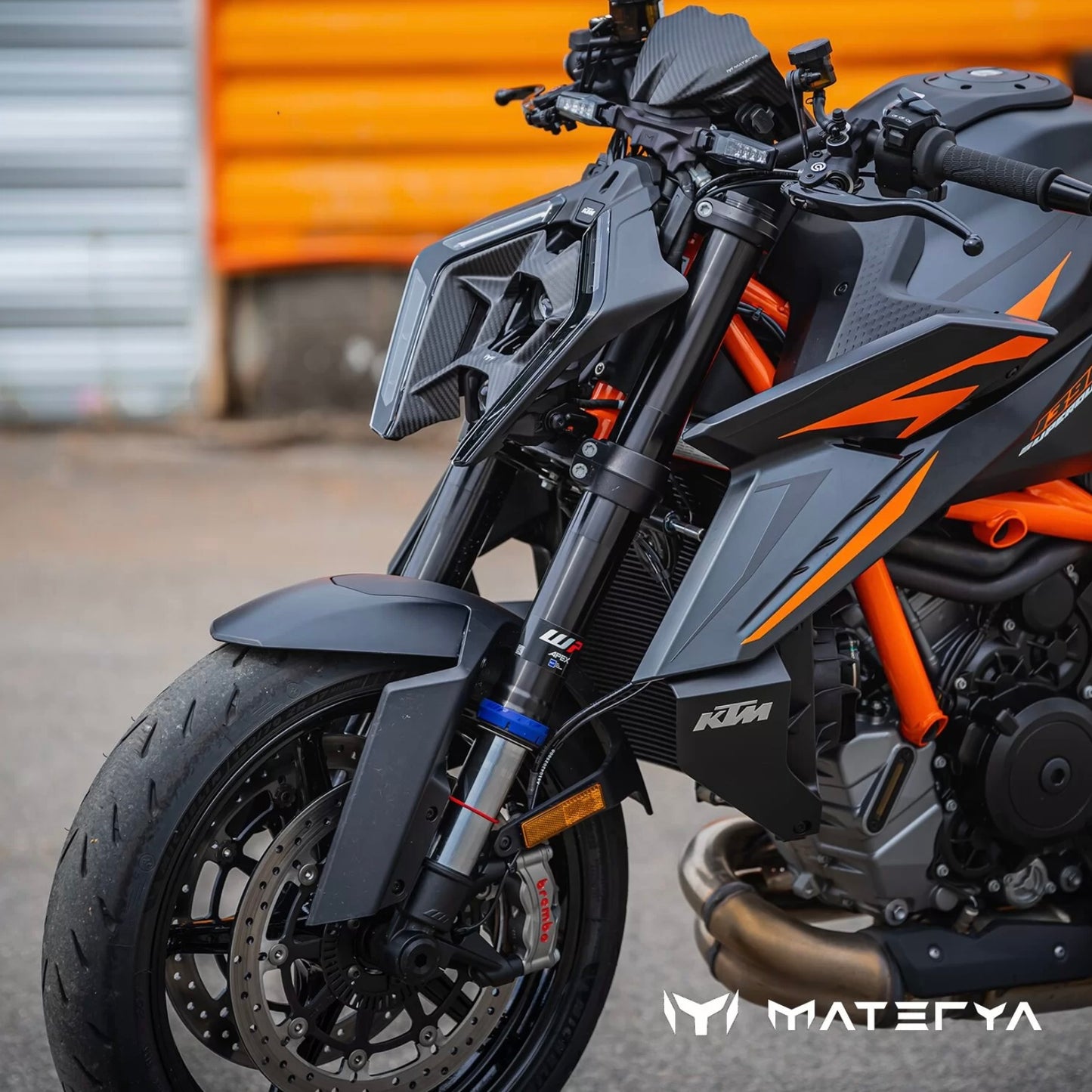 KTM Logo zilver 3D sticker
