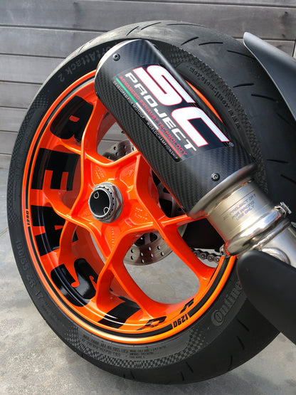 "BEAST" Velg stickers
