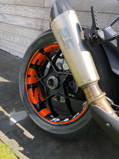 "BEAST" Velg stickers