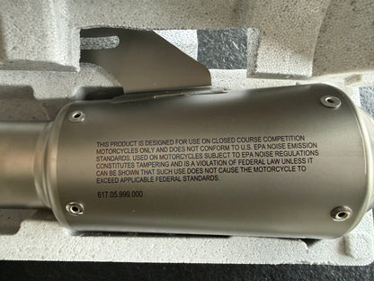 Akrapovic titanium uitlaatdemper evolution line