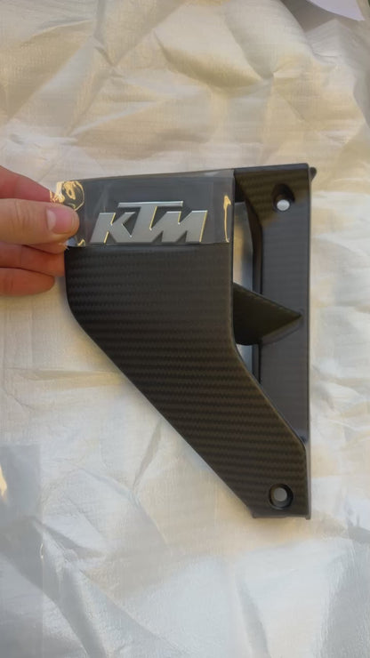 KTM Logo zilver 3D sticker